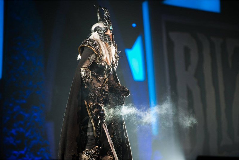 A female version of World of Warcraft’s Lich King.